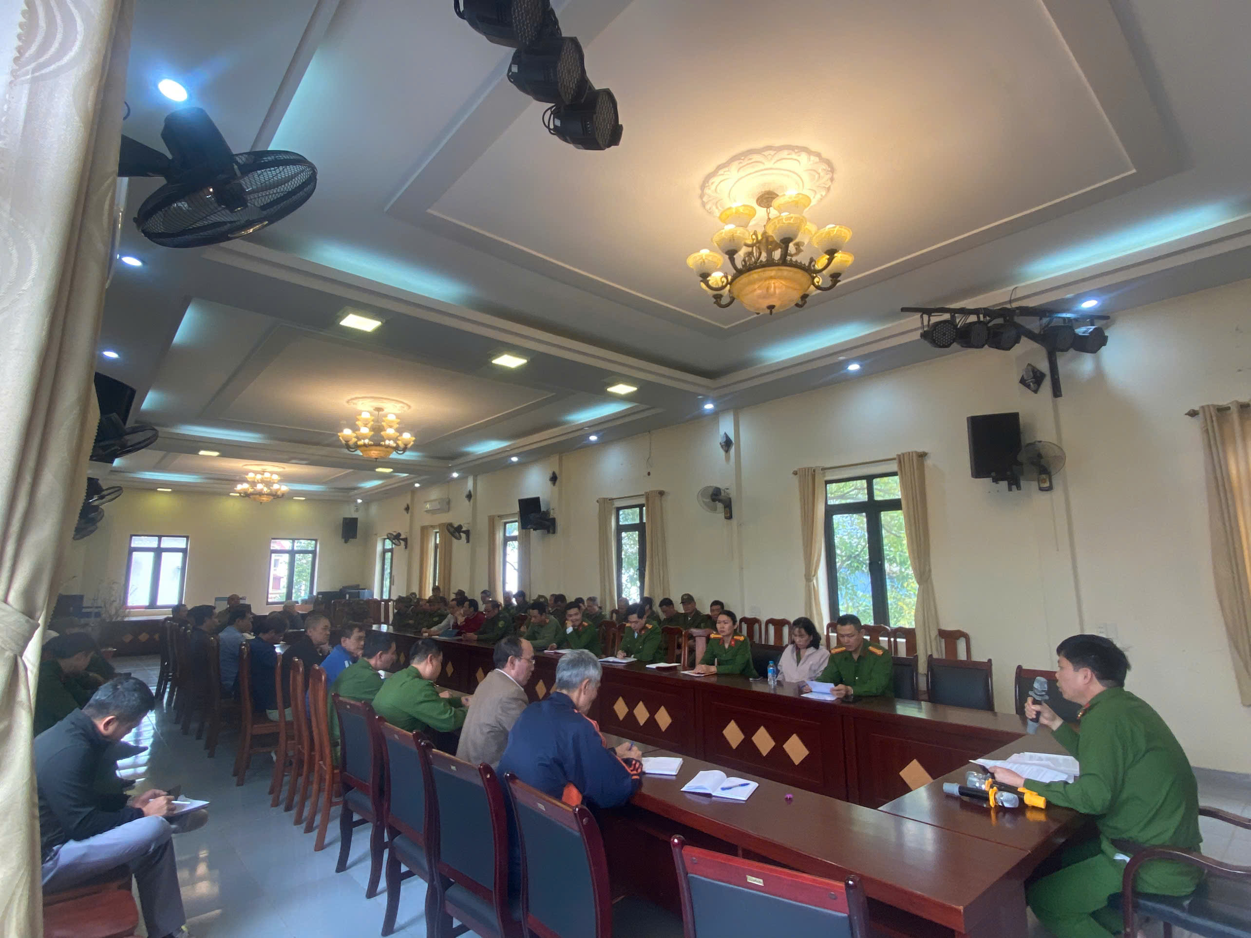 Công an phường Thành Đông triển khai Phương án bảo đảm an ninh, trật tự phục vụ bầu cử